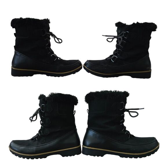 JBU by Jambu Bristol Vegan Black Leather Boots Women's Size 10 EUC - Picture 2 of 8